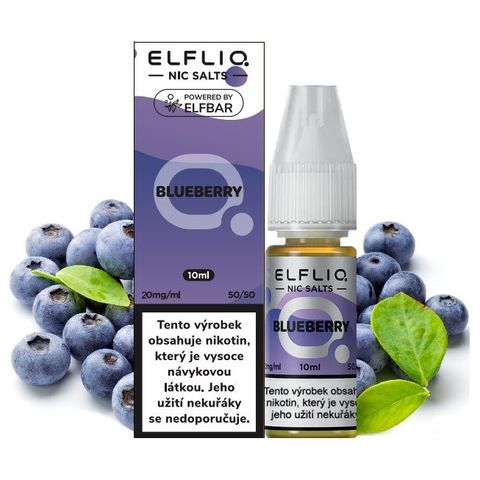 Liquid Elfliq Nic Salt Blueberry 10ml - 20mg 18+ | 1 piece