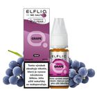 Liquid Elfliq Nic Salt Grape 10ml - 10mg 18+ | 1 piece