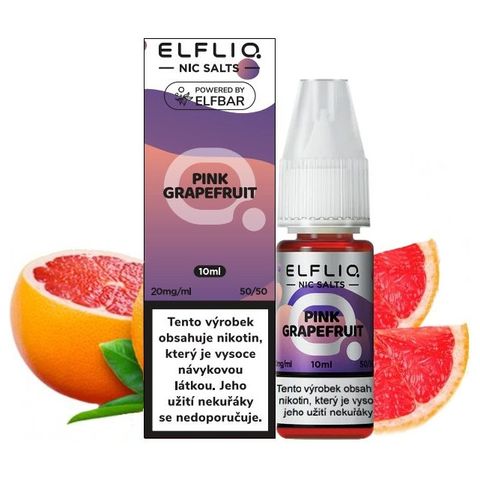 Liquid Elfliq Nic Salt Pink Grapefruit 10ml - 20mg 18+ | 1 kus