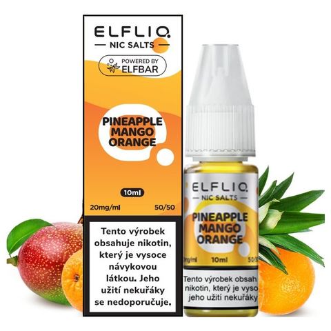 Liquid Elfliq Nic Salt Pineapple Mango Orange 10ml - 20mg | 1 piece