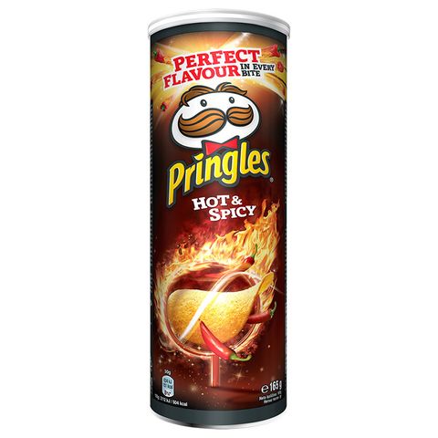 Pringles Hot & Spicy csípős ízesítésű snack 165 g