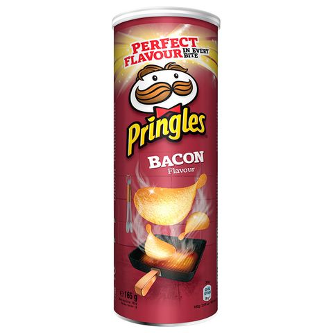 Pringles szalonnás ízesítésű snack 165 g