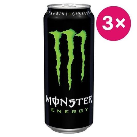 Monster Energetický Nápoj | 3 x 500 ml