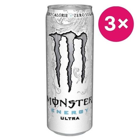 Monster Energetický Nápoj Zero Ultra | 3 x 500 ml