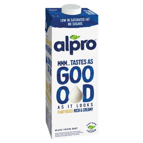 Alpro Shhh... this is not Milk Sugar-Free Oat Drink with Added Calcium and Vitamin D2 3,5% 1 l