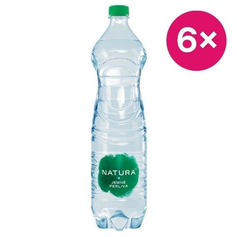 Natura Spring water slightly sparkling | 6 x 1.5 l