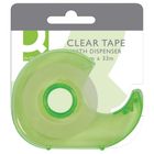 Q-Connect Self-Adhesive Tape with Dispenser, 19mm X 33m | 1 piece