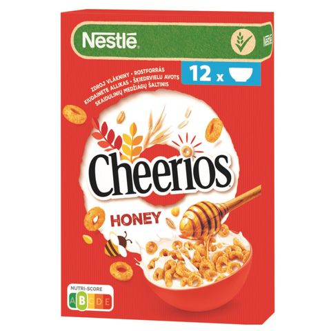 Nestlé Cheerios Crunchy Cereal Rings with Honey, Vitamins and Minerals 375 g