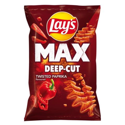 Lays max deep cut paprika
120g | 120 g