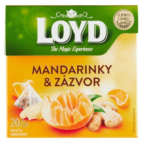 Loyd Pyramida Mandarinky & Zázvor | 20 x 2 g