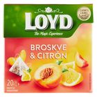 Loyd Ovocný čaj aromatizovaný broskve & citrón | 20 x 2 g