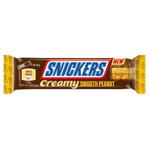 Snickers Creamy Peanutbutter čokoládová tyčinka s krémovým arašídovým máslem | 36.5 g