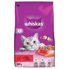 Whiskas 1+ Complete Dry Food for Adult Cats with Beef 300 g