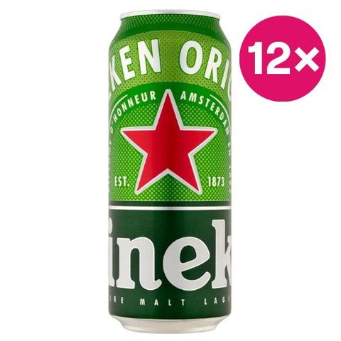 Heineken Original Premium Lager Beer 5% 12 x 0,5 l