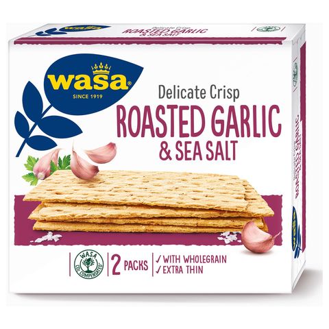 Wasa Crackers Garlic & Sea Salt | 190 g