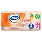 Zewa Toilet paper 3-ply Deluxé, Cashmere peach | 8 pcs