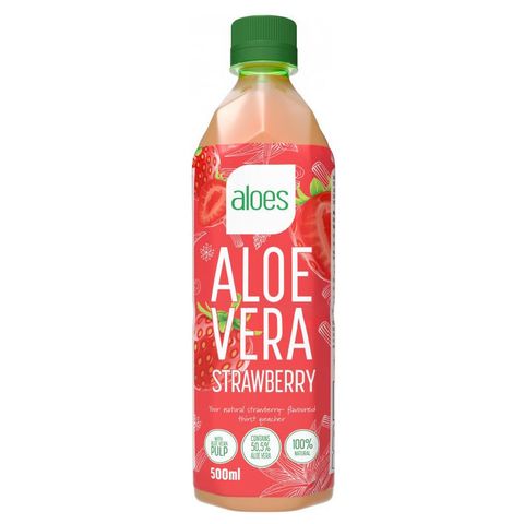 Aloe Vera jahoda | 500 ml