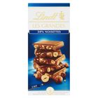 Lindt Les Grandes Čokoláda mlěčná lískové ořechy | 150 g