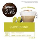 NESCAFÉ Dolce Gusto Cappuccino tej- és kávékapszula cukorral 16 db 186,4 g