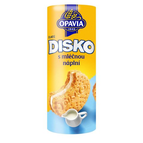 Opavia Disko Sušenky s mléčnou náplní | 169 g