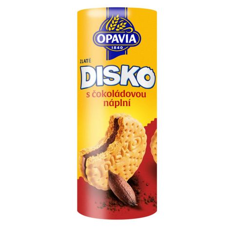 Opavia Disko Sušenky s čokoládovou náplní | 169 g