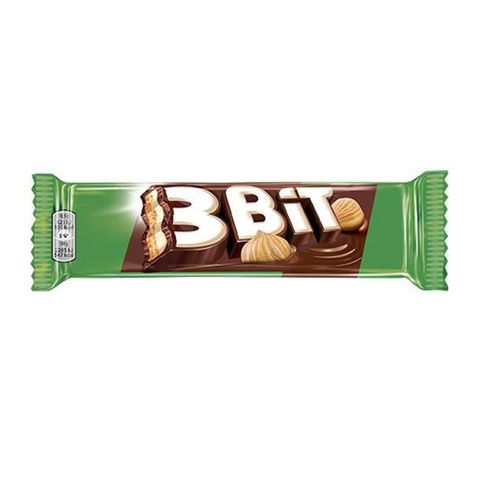 3Bit Milk Chocolate Coated Biscuit with Hazelnut Filling | 46 g