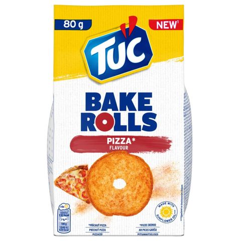 Tuc Bake Rolls with Pizza Flavour | 80 g