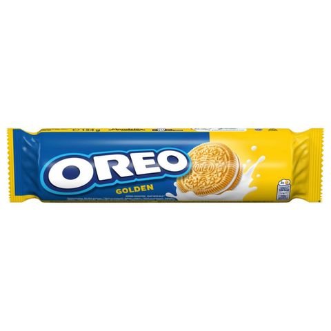 Oreo zlaté sušenky plněné vanilkovou náplní | 154 g