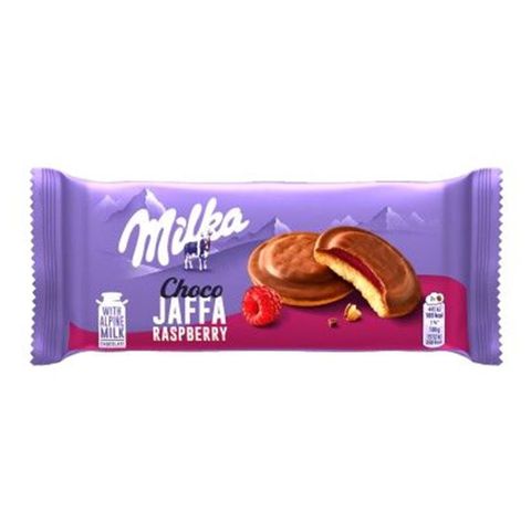 Milka Jaffa cakes with raspberry jelly | 147 g