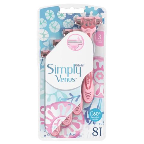 Simply Venus 3 razor | 8 x 1 piece