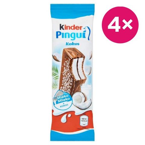 Kinder Pingui Snack coconut | 4 x 30 g