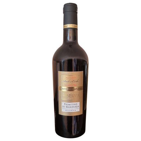 Conte Di Campiano Primitivo Di Manduria Riserva Doc červené víno | 0.75 l