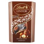 Lindt Lindor Hazelnut tejcsokoládé praliné mogyoródarabokkal és lágyan olvadó töltelékkel 200 g