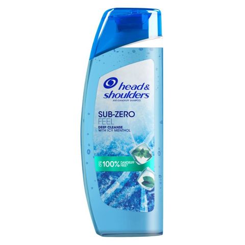 Head & Shoulders Deep Cleanse Sub Zero Feel Anti Dandruff Shampoo with Icy Menthol, 300ml