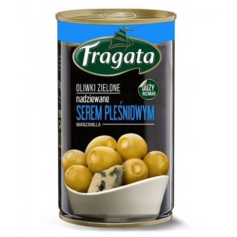 Fragata Green Manzanilla Olives Pitted with Cheese Filling | 300 g