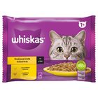 Whiskas Krmivo pro kočky kapsička drůběží výběr ve šťávě | 4 x 85 g