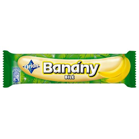 Orion Bananas Jelly in White Chocolate | 42 g