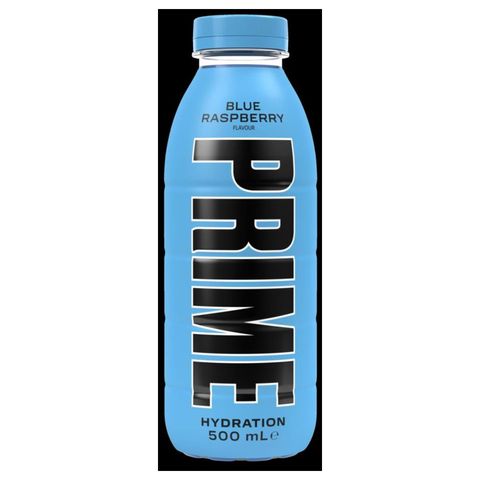 Prime Hydration Blue Raspberry Flavoured Non-Carbonated Soft Drink with Sweeteners 500 ml