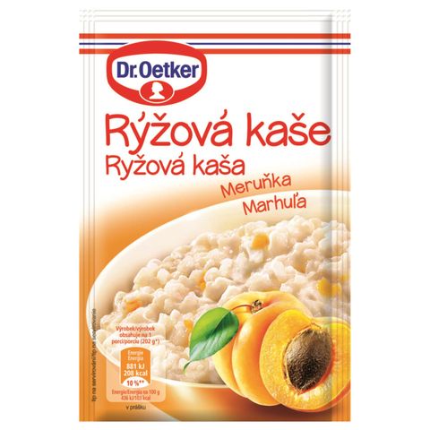 Dr.Oetker Rýžová kaše meruňka | 52 g