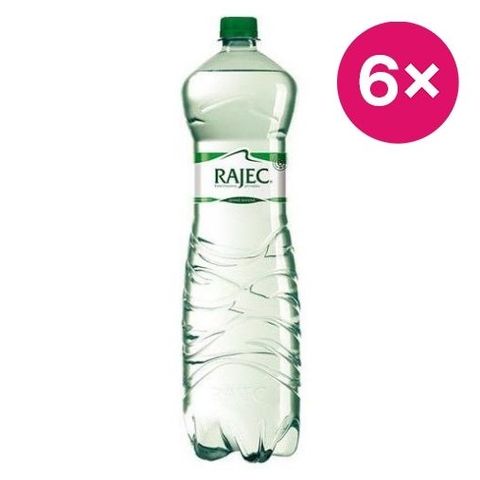 Rajec Lightly carbonated spring water | 6 x 1.5 l