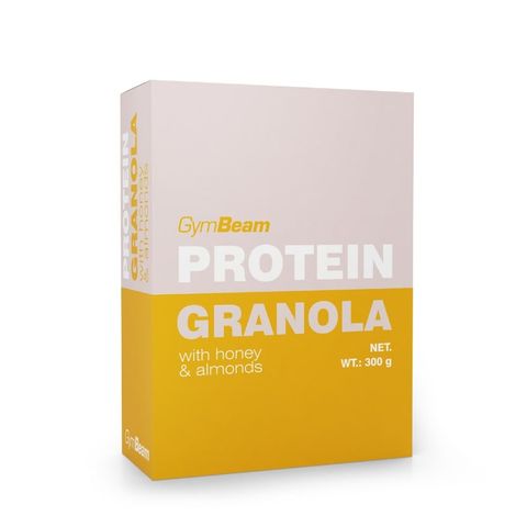 GymBeam Proteinová granola s medem a mandlemi | 300 g