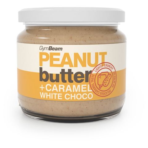 GymBeam Peanut Butter & Caramel White Chocolate | 340 g