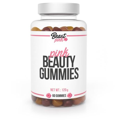 BeastPink Pink Beauty Gummies starfruit papaya cherry | 60 kapslí