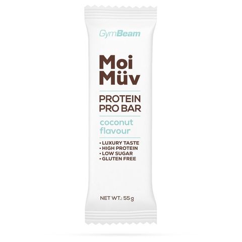 GymBeam MoiMüv Protein Pro Coconut Bar | 55 g