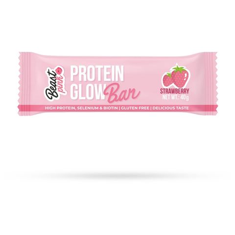 BeastPink Protein Glow Strawberry Bar | 40 g