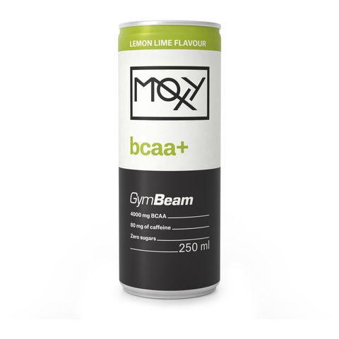 GymBeam Moxy Bcaa+ citron limetka energetický nápoj | 250 ml