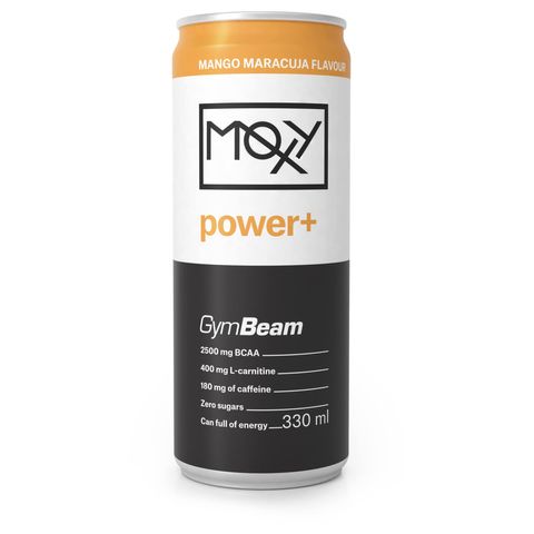 GymBeam Moxy Power+ Energy Drink mango maracuja 330 ml