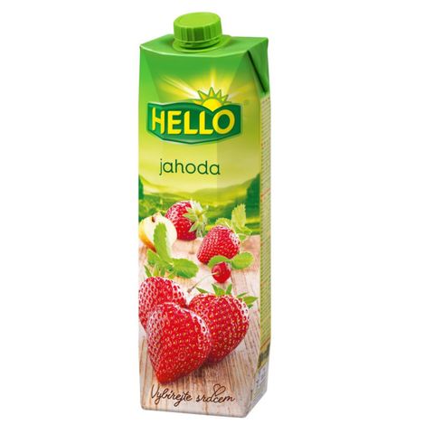 Hello Nápoj jahoda | 1 l