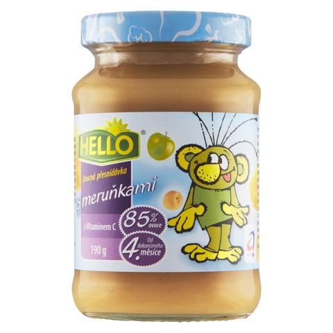 HELLO Dětská výživa meruňka | 190 g