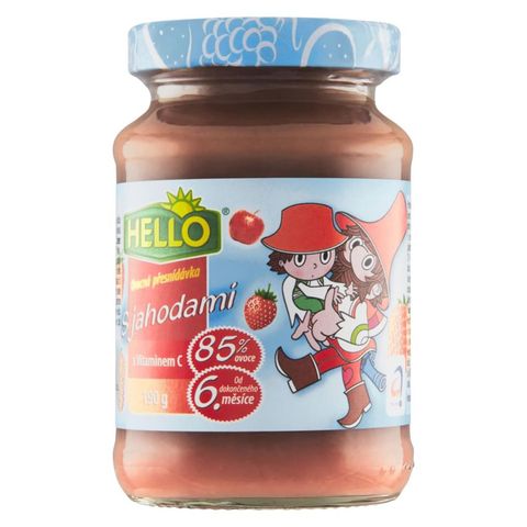 HELLO Baby food strawberry | 190 g